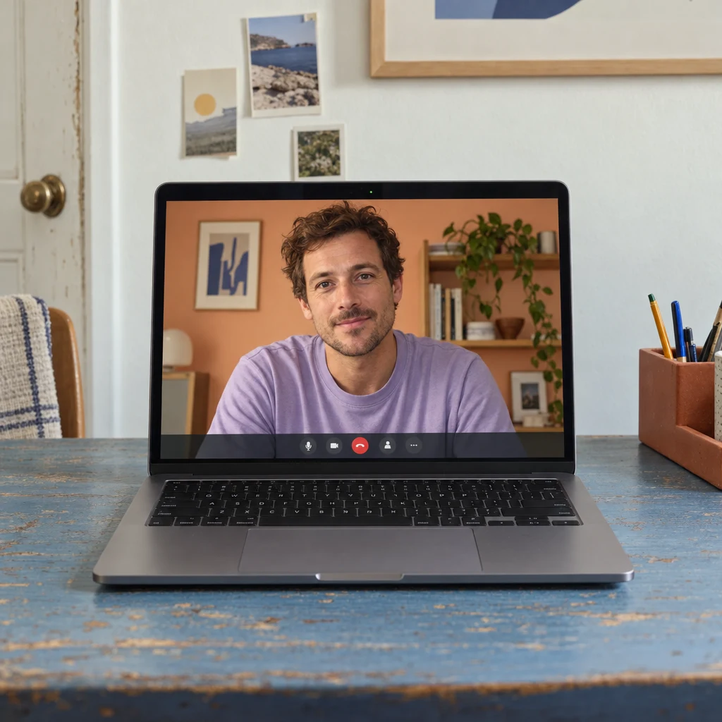 Een Walter-specialist geeft een persoonlijke demo via een videogesprek.